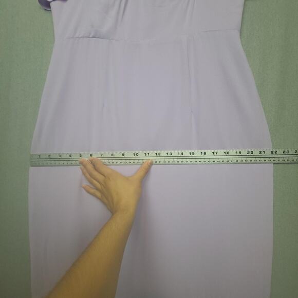 NWT Lulus Lively Evenings Lavender Strappy Tiered Maxi Dress XL Fairy Flowy - Picture 14 of 15